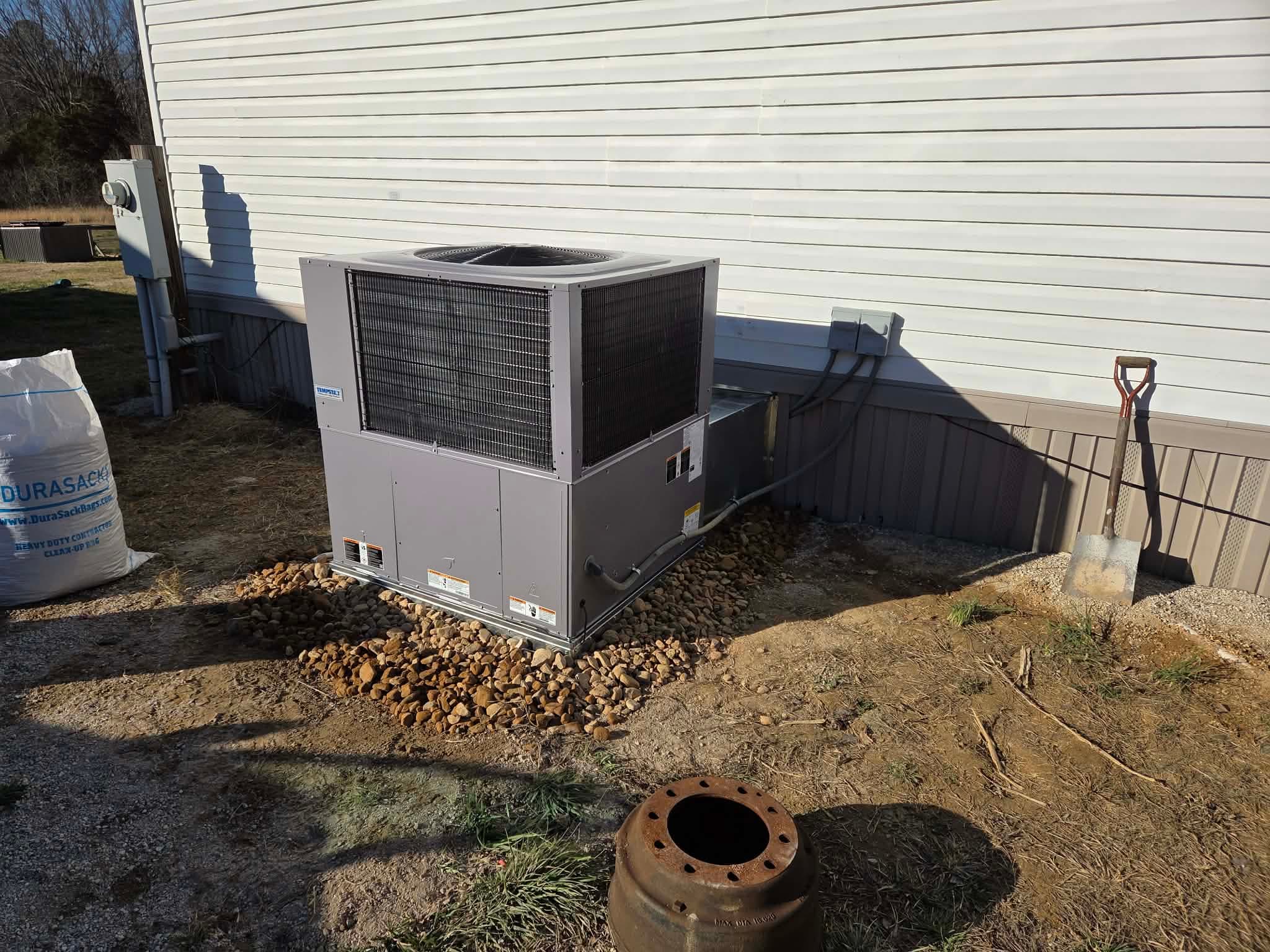 Prince's completed package unit replacement at a Cleveland home